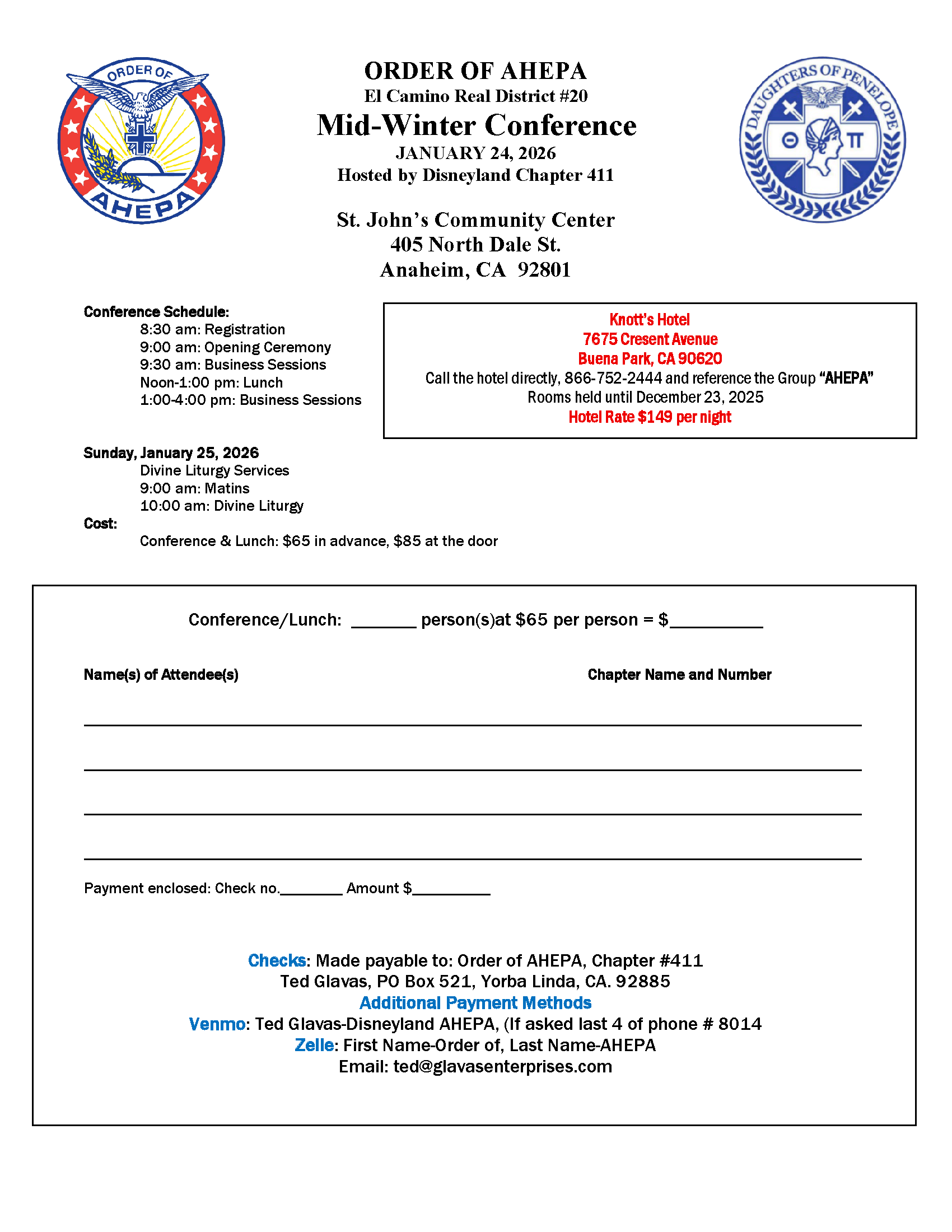 El Camino Real District 20